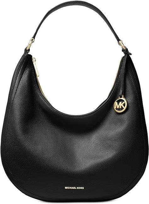 michael kors lydia large hobo mulberry|MICHAEL Kors Lydia Leather Large Shoulder HOBO Bag .